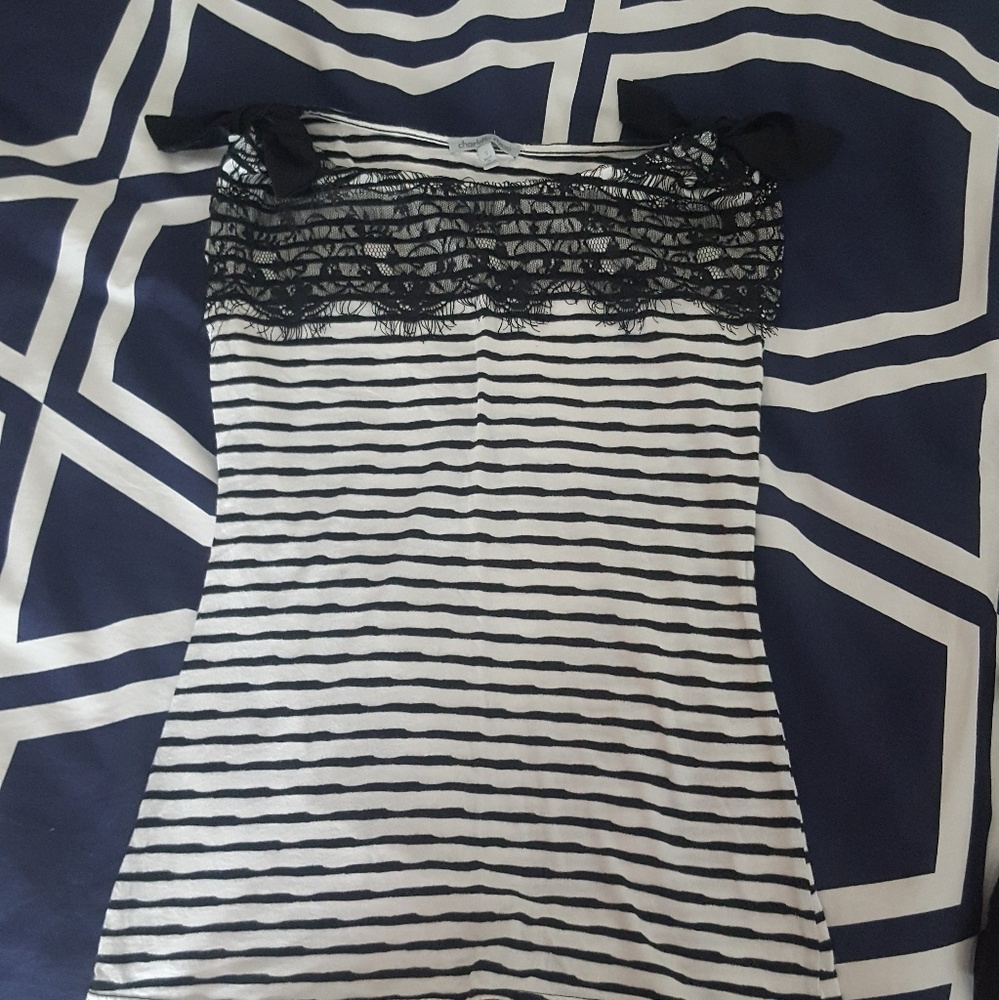 lace and stripes tank